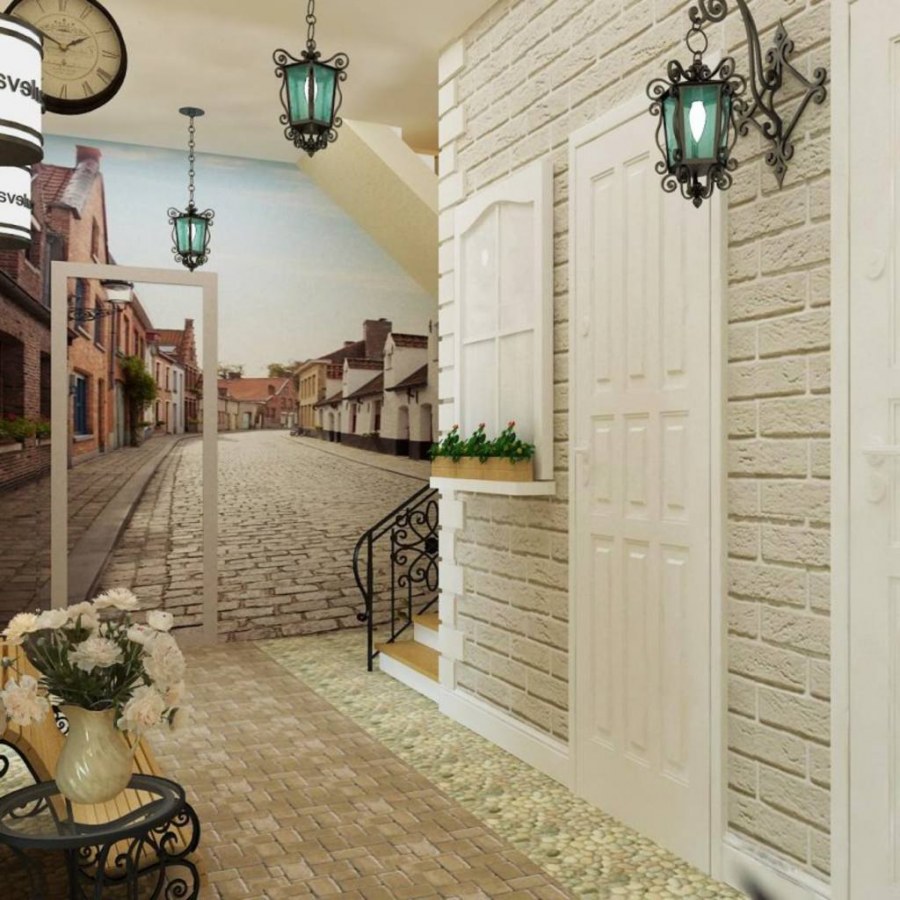 Фотообои улица в Альберо в коридор