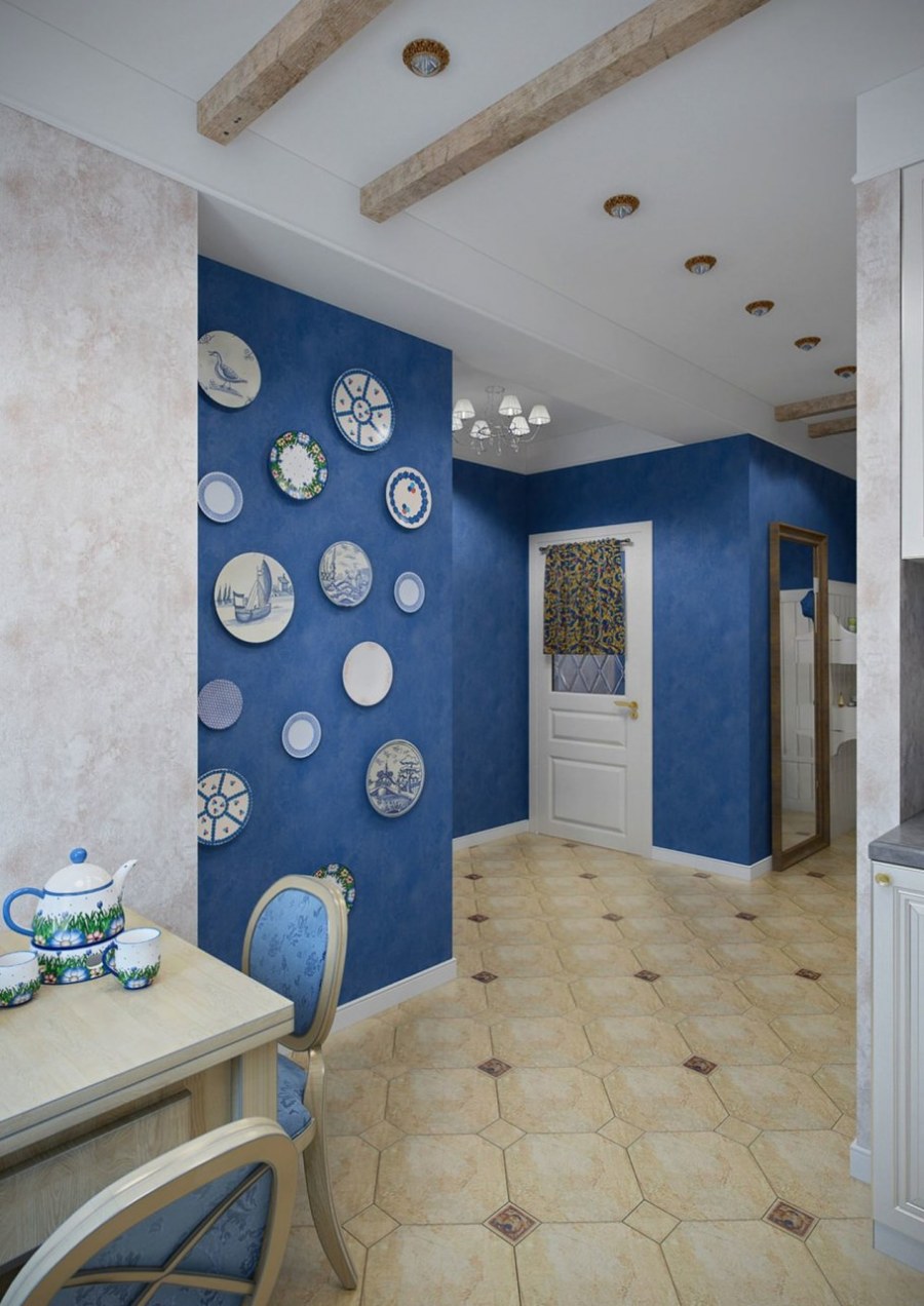 Прихожая и кухня в одном стиле