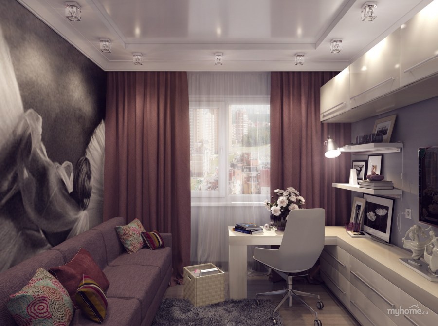 Комната для девушки в современном стиле