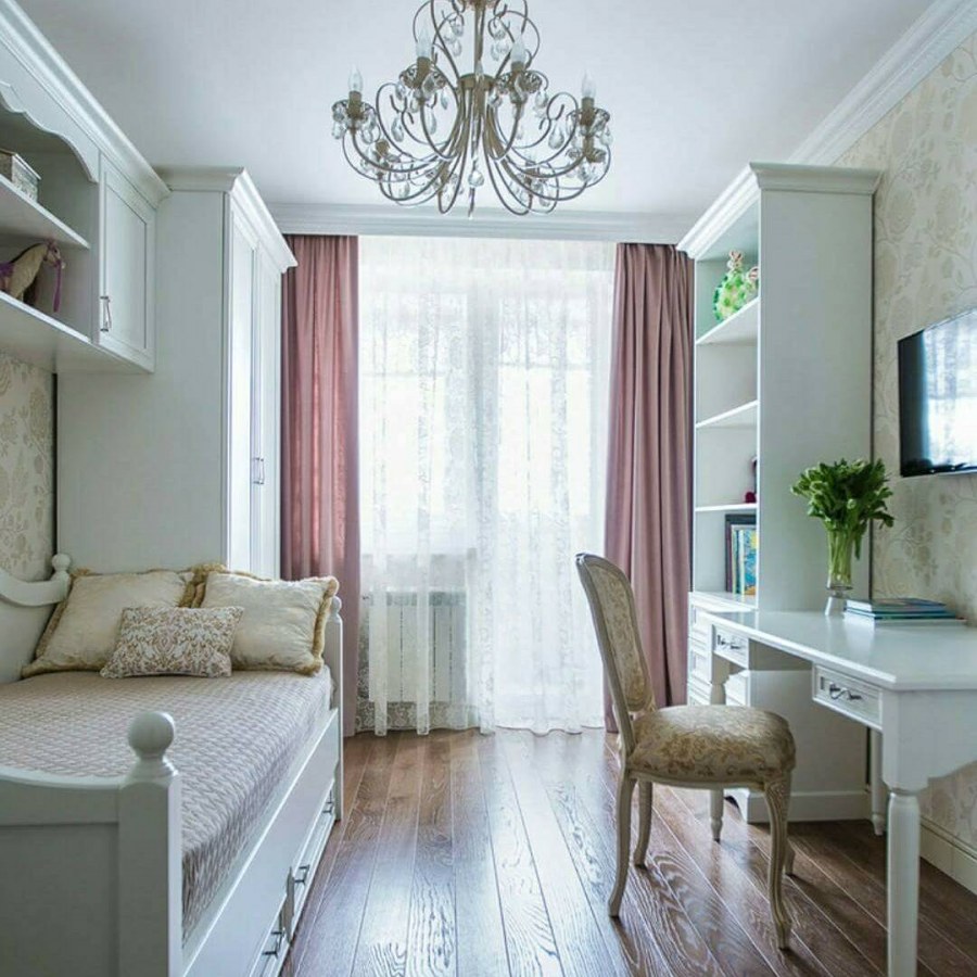 Комната для девочки классика
