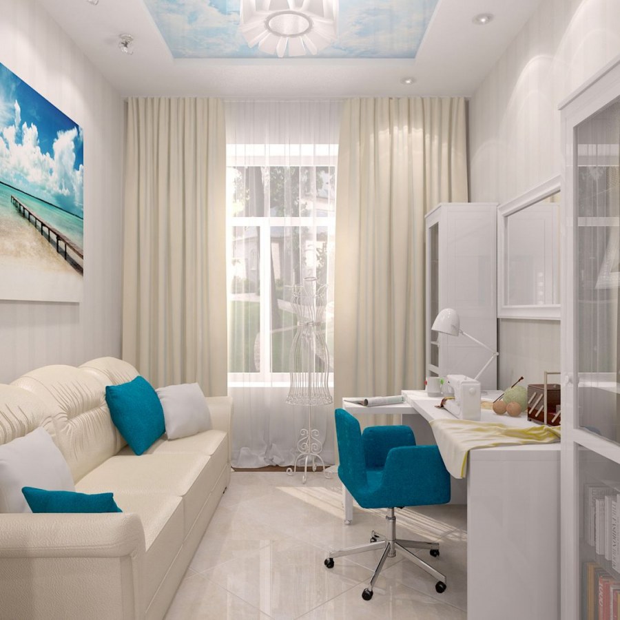 Прямоугольная детская с лоджией