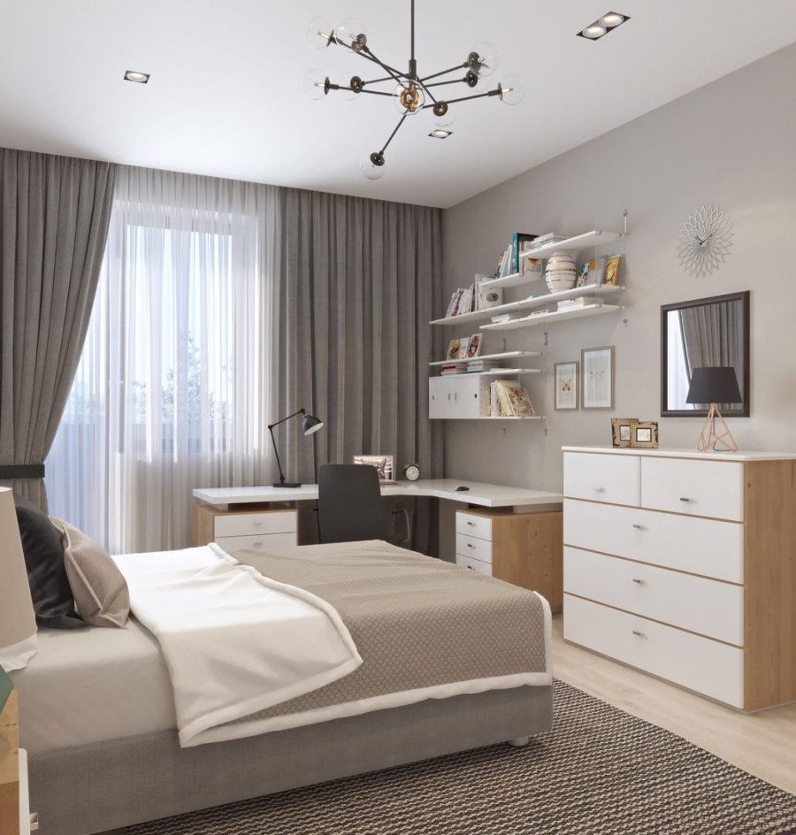 Комната для девочки подростка в современном стиле