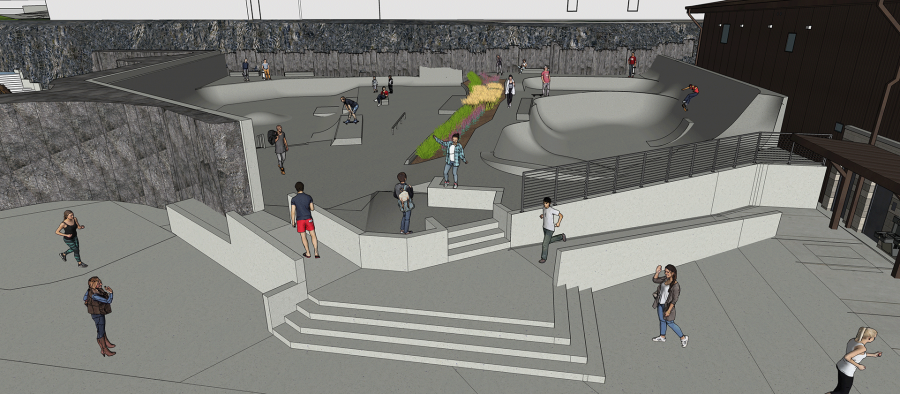 Скейтпарк под Крымской эстакадой