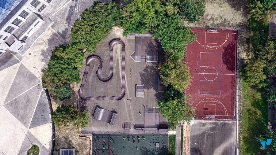 Скейт парк в Сколково