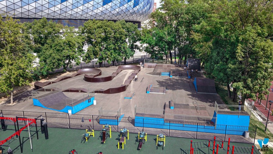 Скейт парк Динамо Москва