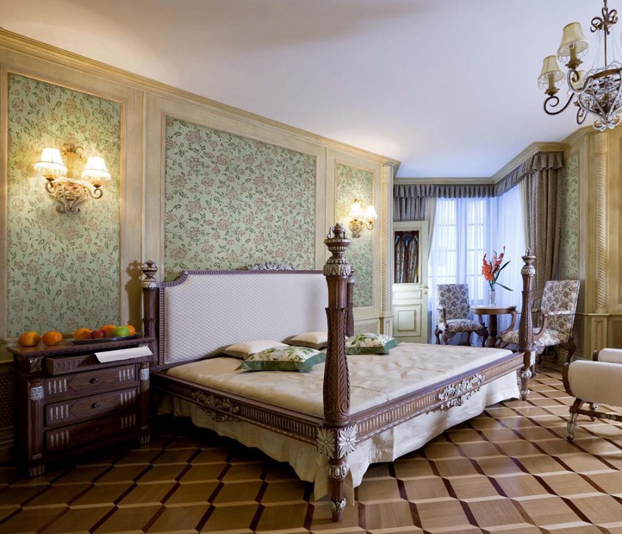 Спальня в стиле французской классики