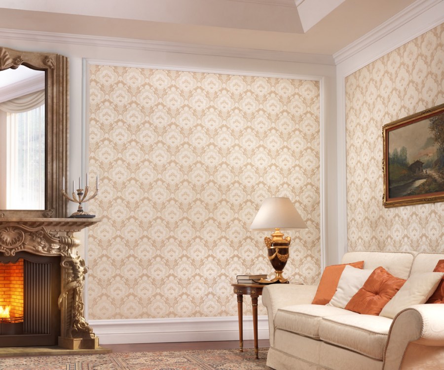 Элитные обои в интерьере