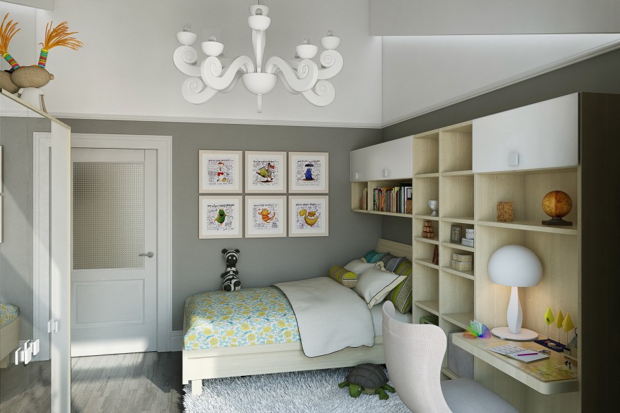 Маленькая детская игровая комната маленькая