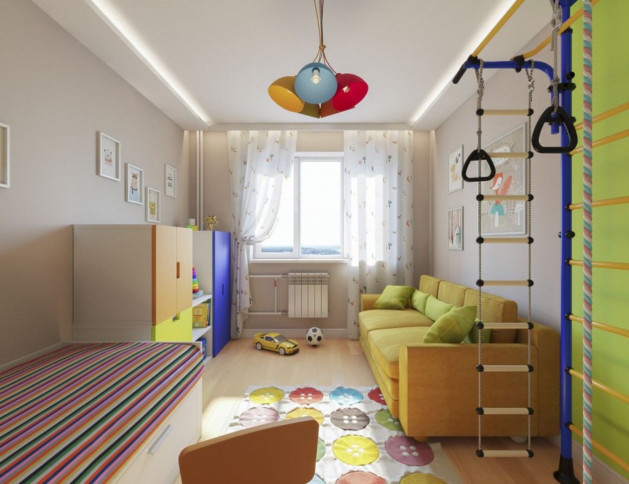 Дизайнерская детская для дошкольников