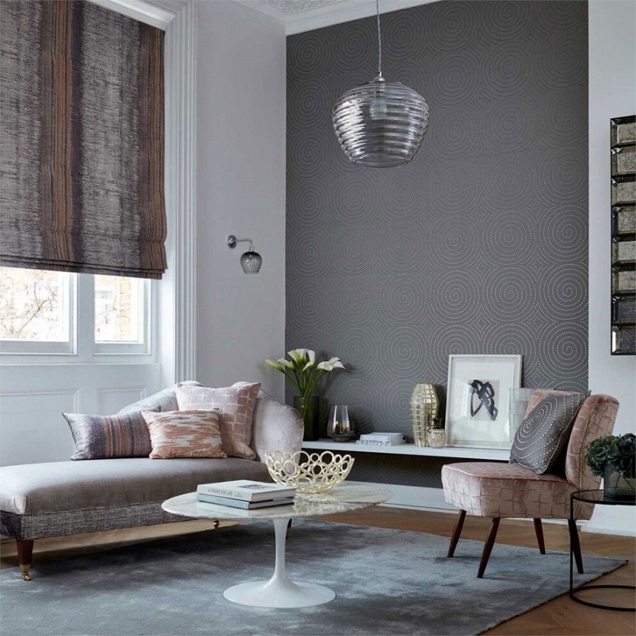 Гостиная с акцентной стеной