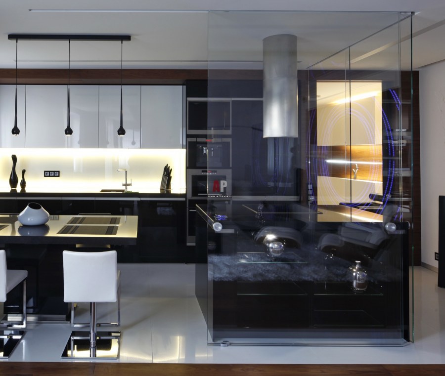 Гарнитур для кухни гостиной