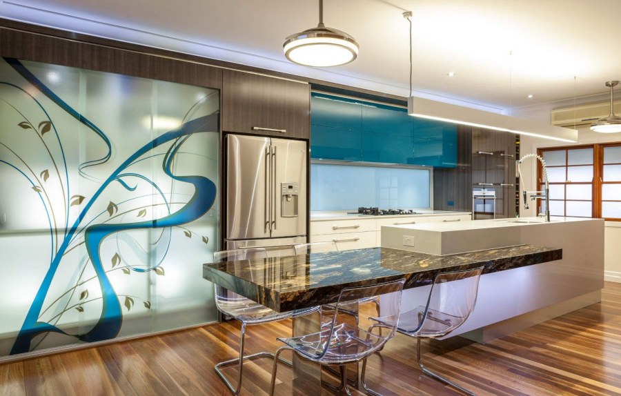 Оригинальный интерьер кухни