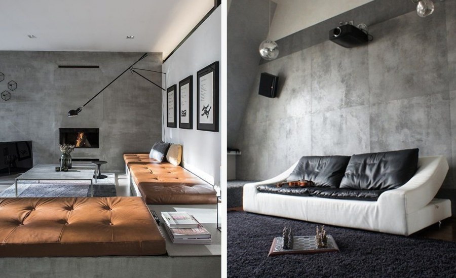 Интерьер в стиле брутализм и необрутализм