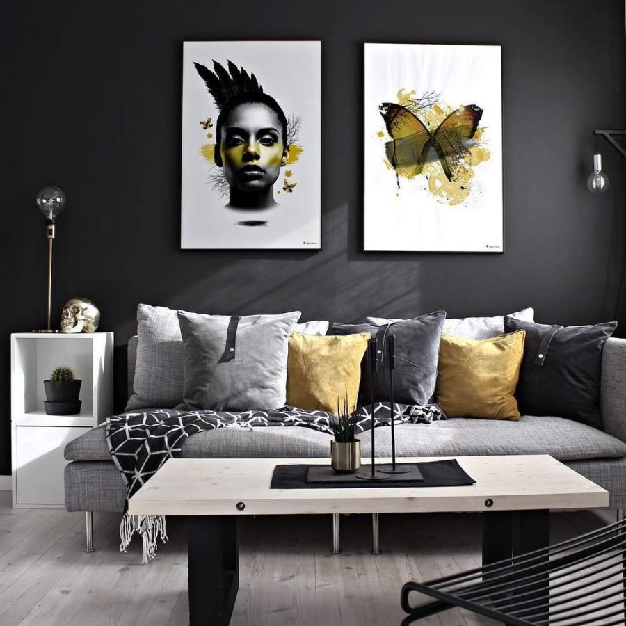 Постеры для интерьера в серых тонах