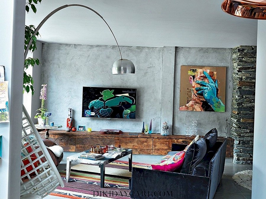 Арт объект в интерьере квартиры