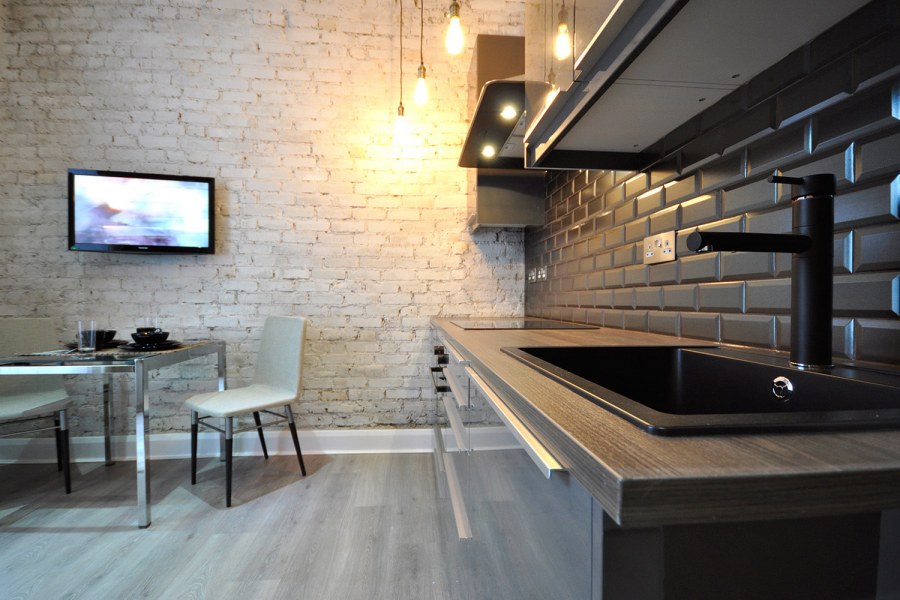 Дизайн кухни в стиле лофт