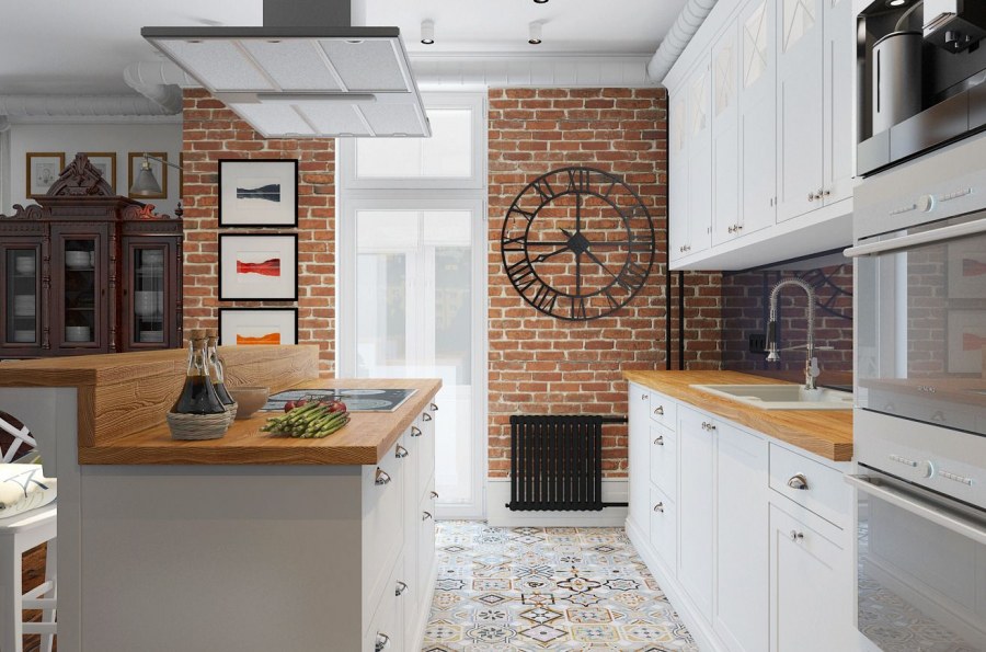 Кухня икеа в стиле лофт