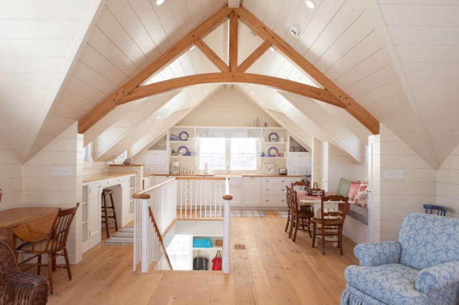 Мансарда с панорамными окнами