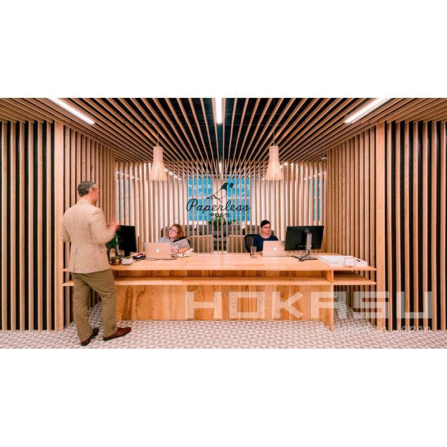 Реечный потолок в офис