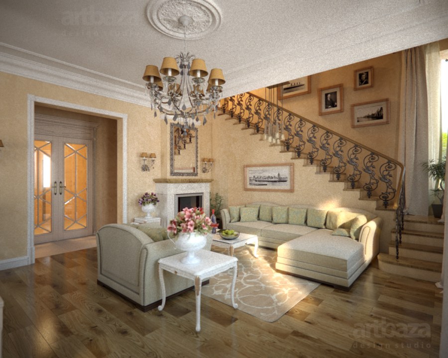 Дом в стиле классика интерьер