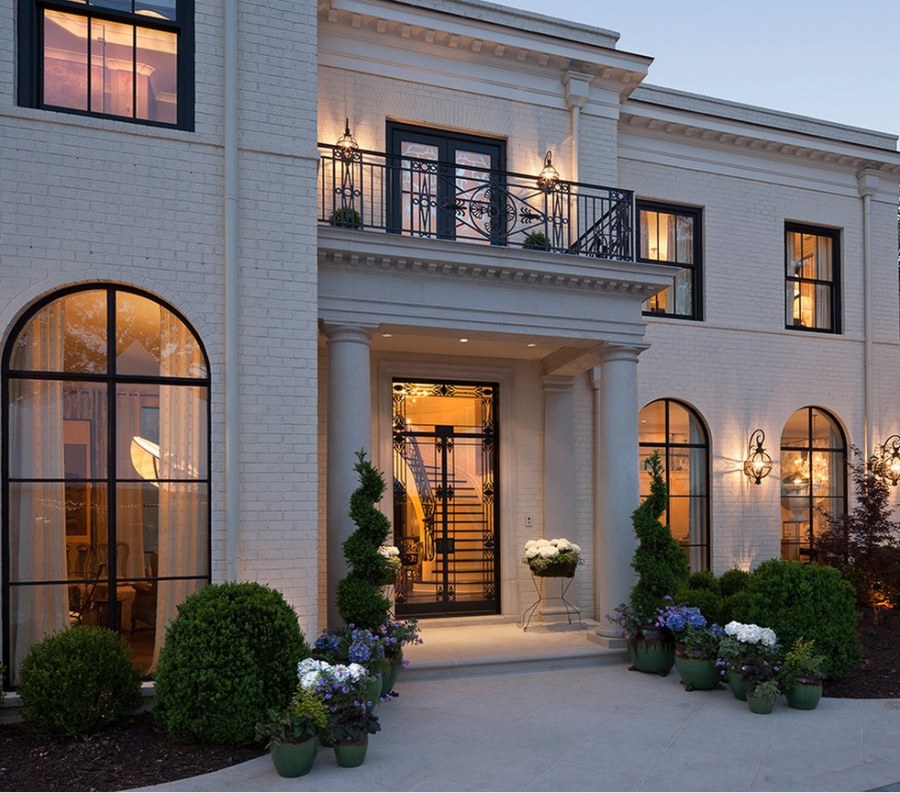 Элитные проекты домов вилл и особняков в стиле Неоклассика