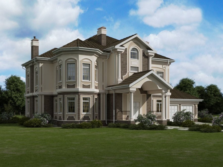 Коттедж в классическом стиле