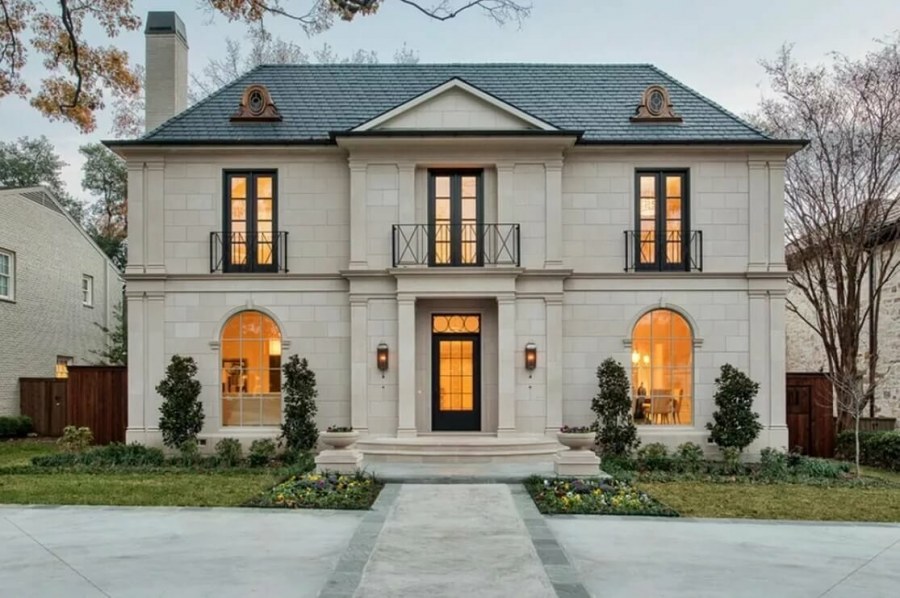 Одноэтажная усадьба Неоклассика