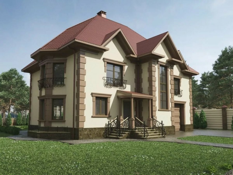 Проекты отделки домов