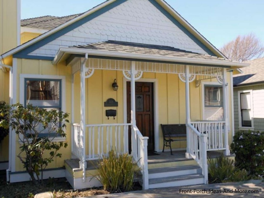 Крыльцо для одноэтажного дома с навесом