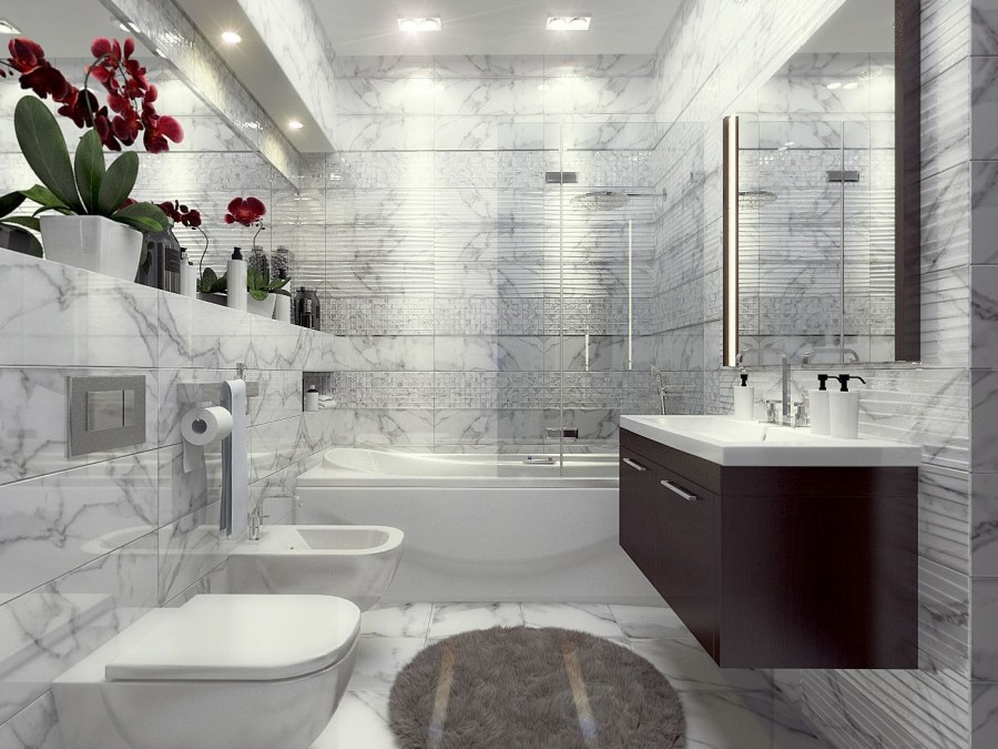 Настенная плитка belleza КАЛАКАТА серая 1250 20x60