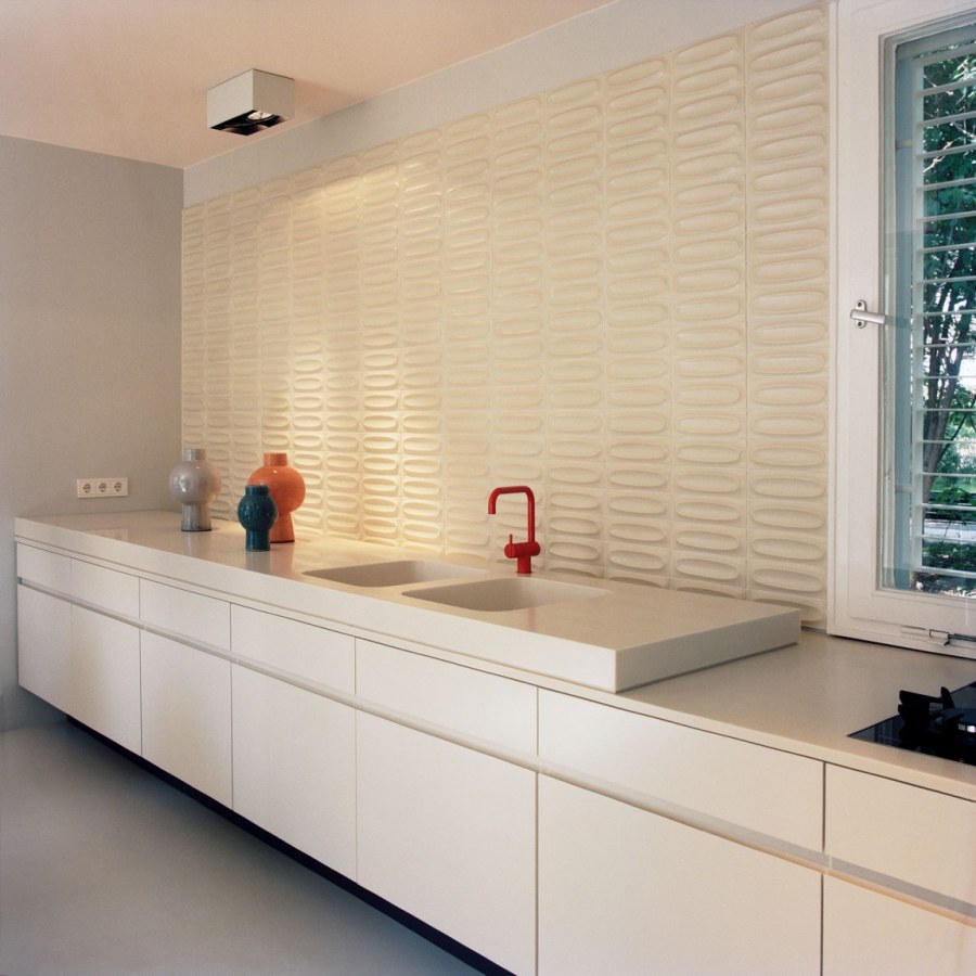 Кирпичный фартук на кухне