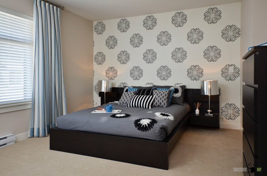 Обои комбинированные в комнату