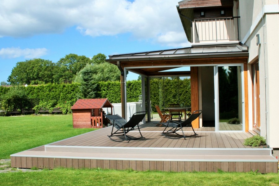 Террасы частного дома