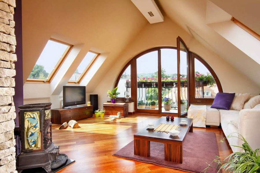 Мансардные окна полукруглые