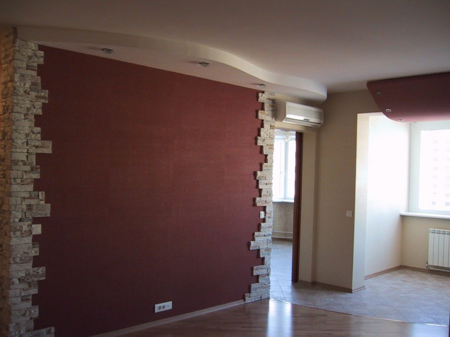 Евроремонт отделка стен.