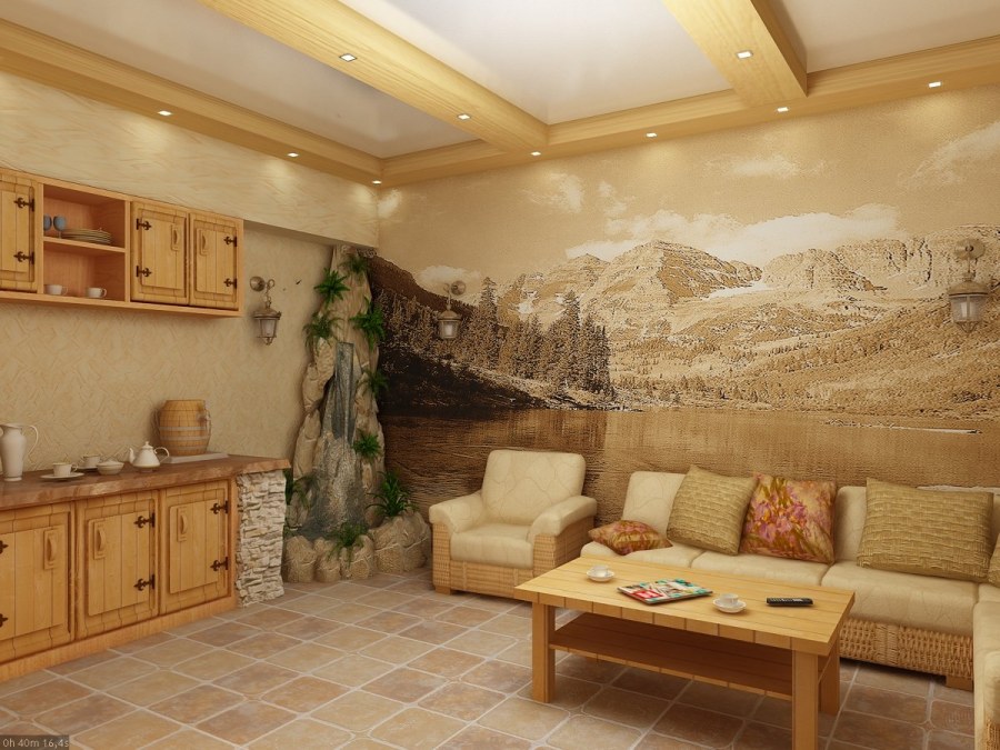 Дешевая отделка кухни