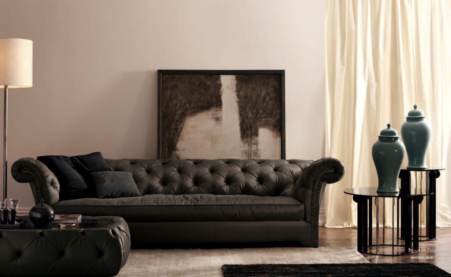 Диван Честерфилд в интерьере