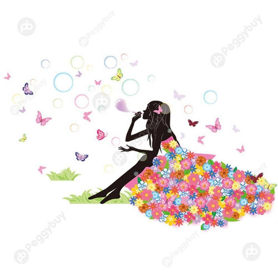 Цветочное дерево на стену