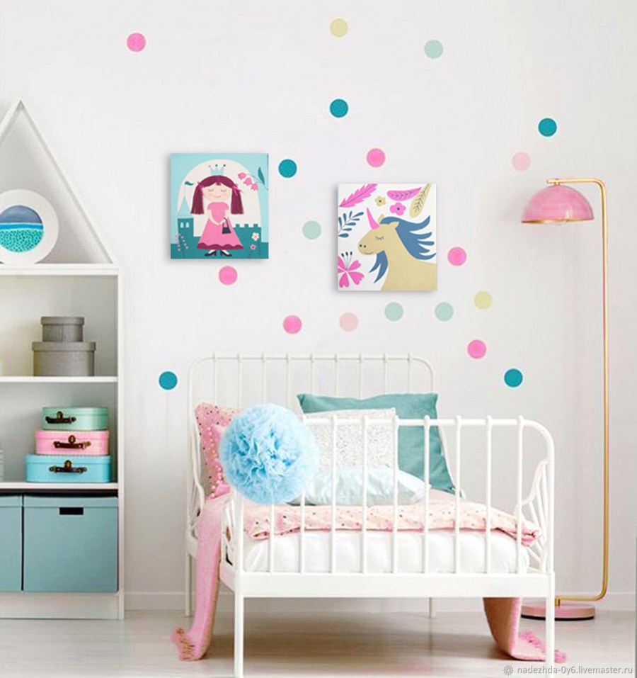 Панно в детскую на стену Радуга