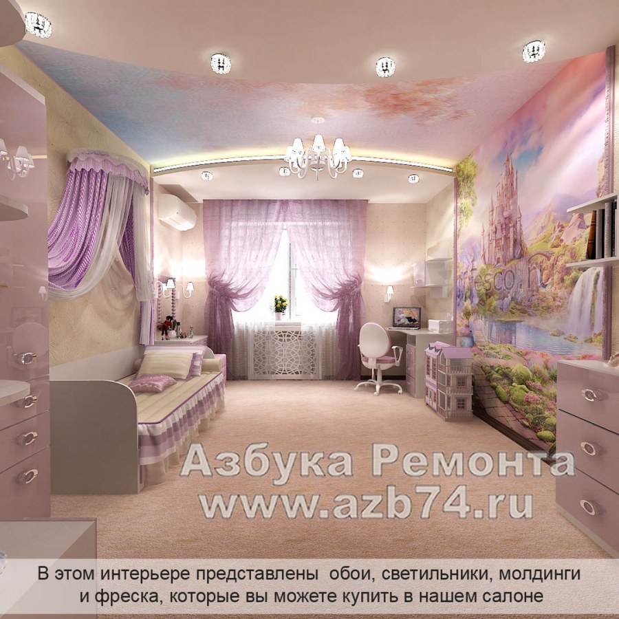 Фотообои в комнату подростка девочки