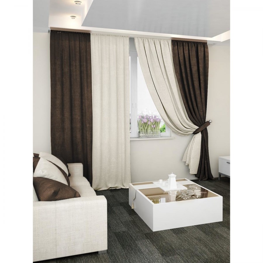 Шторы комплект Елизавета бархат 200 295 2 шт Параскева