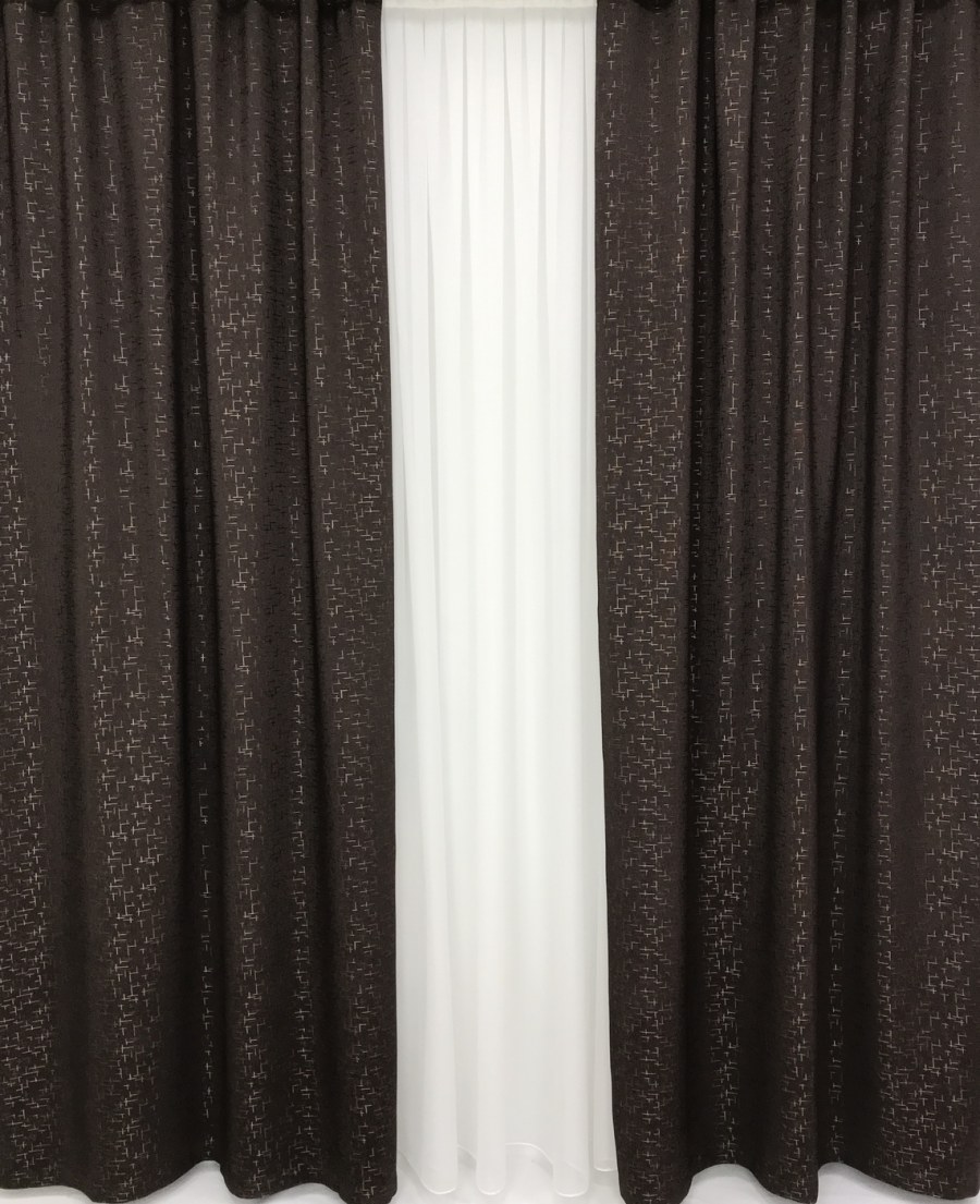 Штора айвори Аврора 270х150см