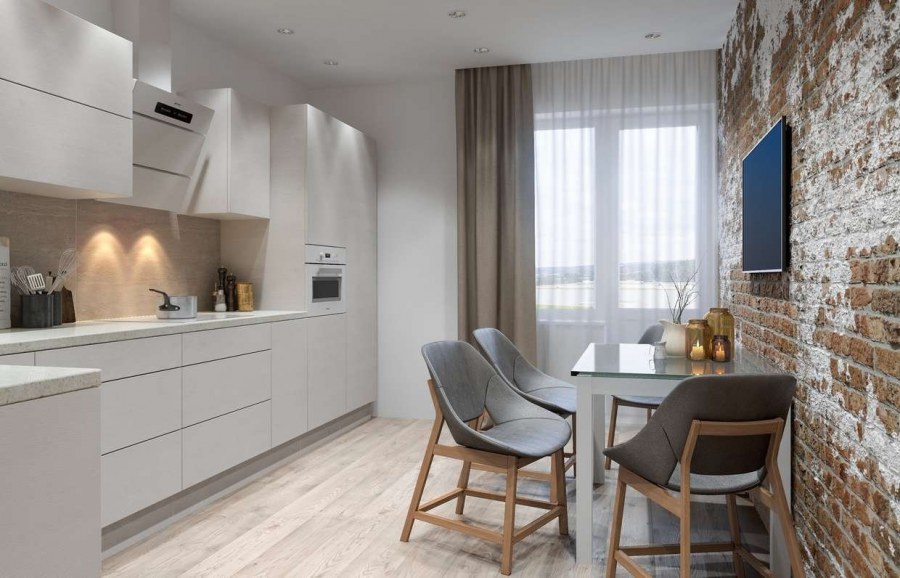 Интерьер кухни 12 кв м