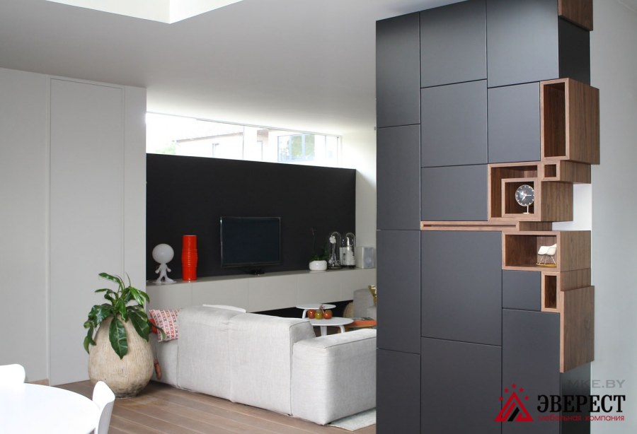 Шкаф невидимка в гостиной