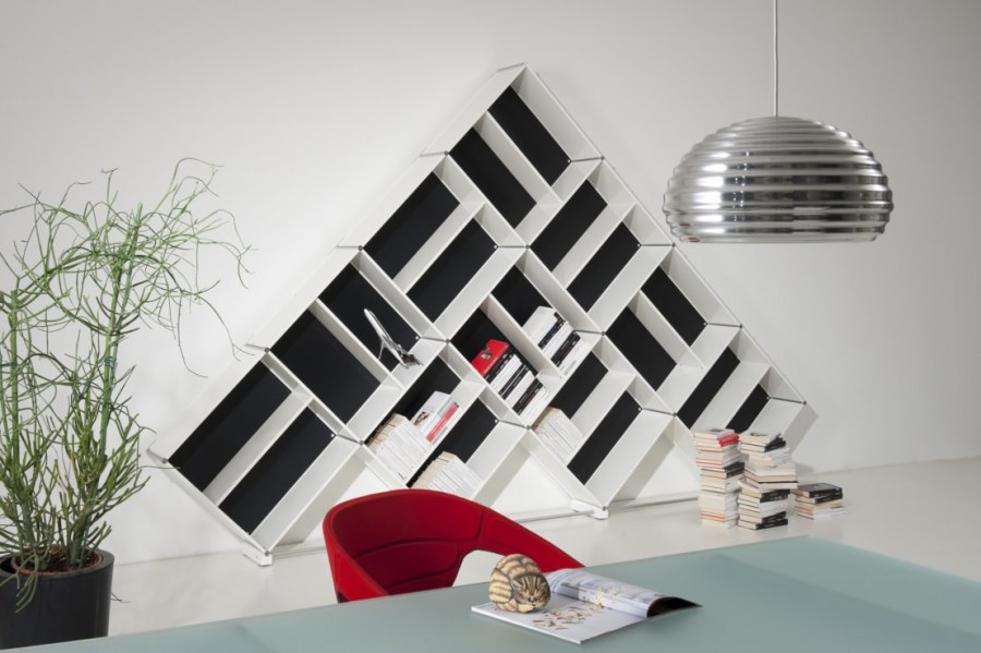 Стеллаж в стиле футуризм