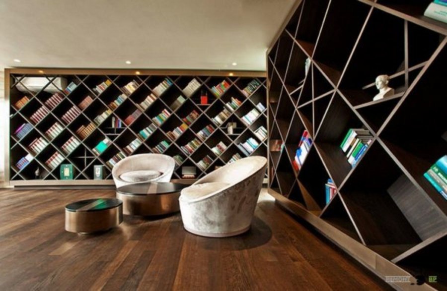 Стеллаж из ромбов