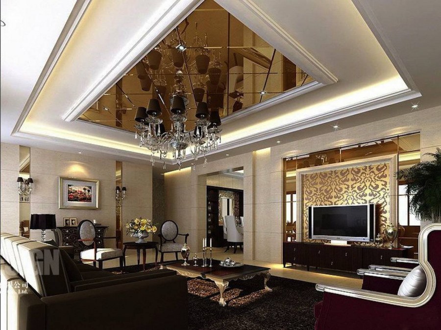 Кессонный потолок арт деко