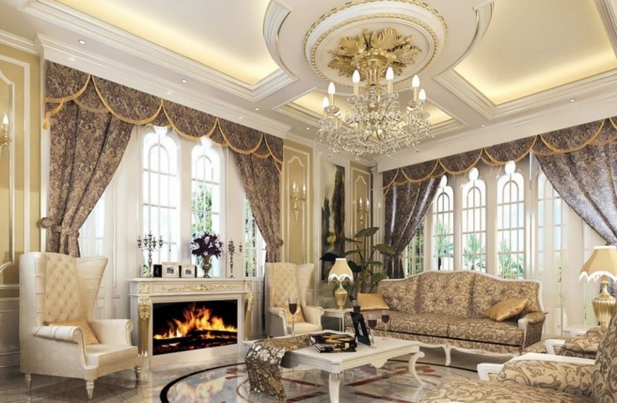 Роскошные интерьеры в классическом стиле