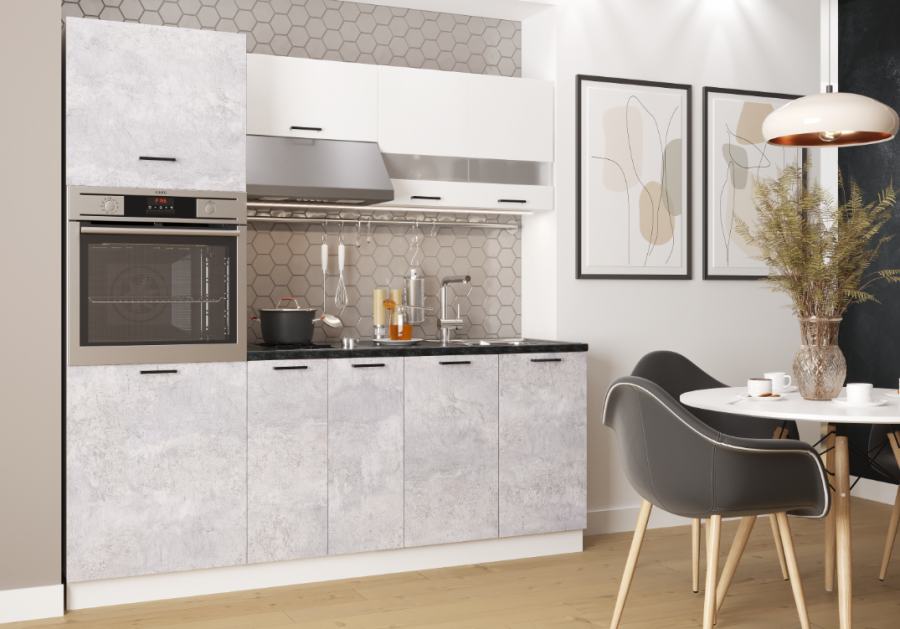 Кухня Дуся 2,0 (дуб Бунратти)