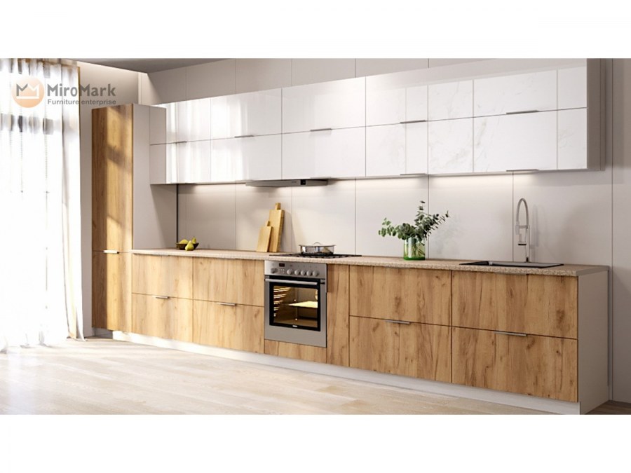 Дуб крафт белый кухня